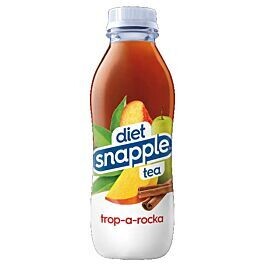 Snapple 16 oz Plastic Bottle Diet Peach Tea - Case of 24
