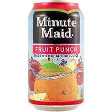 Minute Maid Fruit Punch 12 oz cans Case of 24